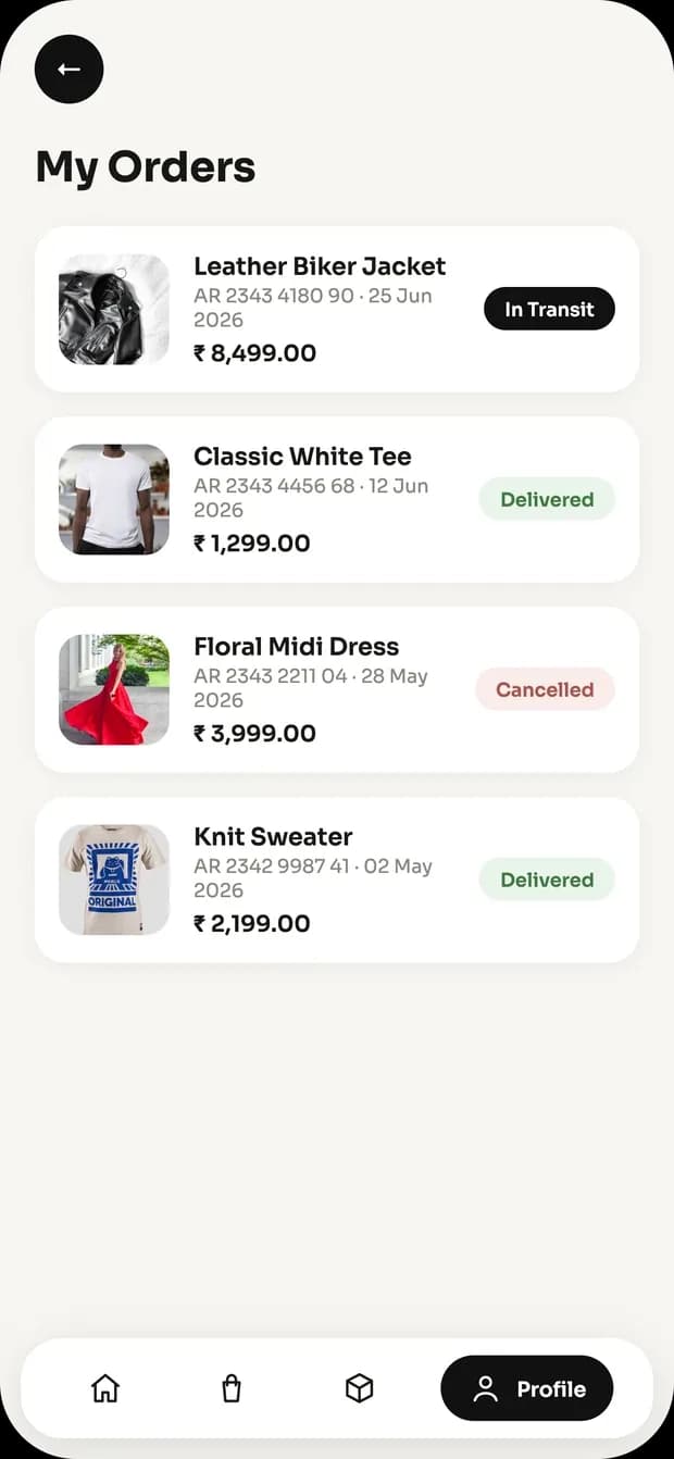 My orders