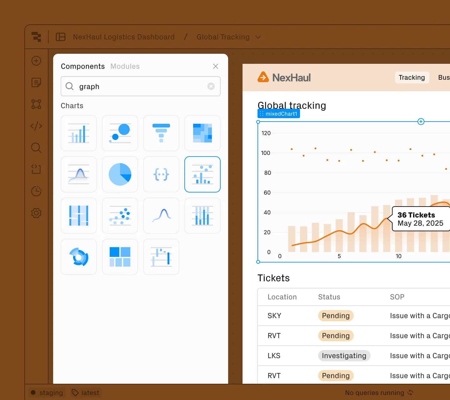Screenshot of a Solonomous Supremacy real estate sales app with pipeline and inventory displays